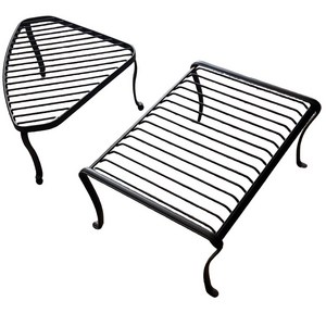 Polished Bronze Metal Shelf Stand (choice of rectangular or corner) - NWOT